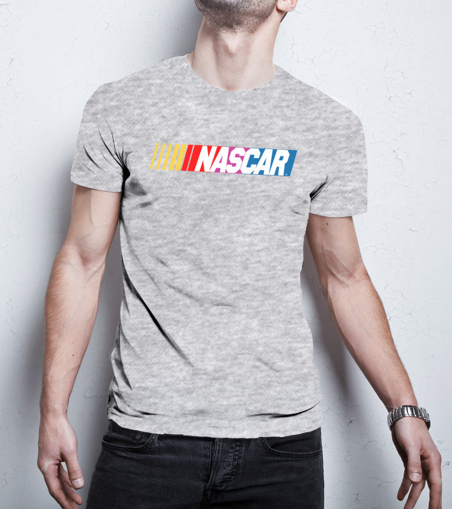 NASCAR Racing Logo With Gradient Bars T-Shirt