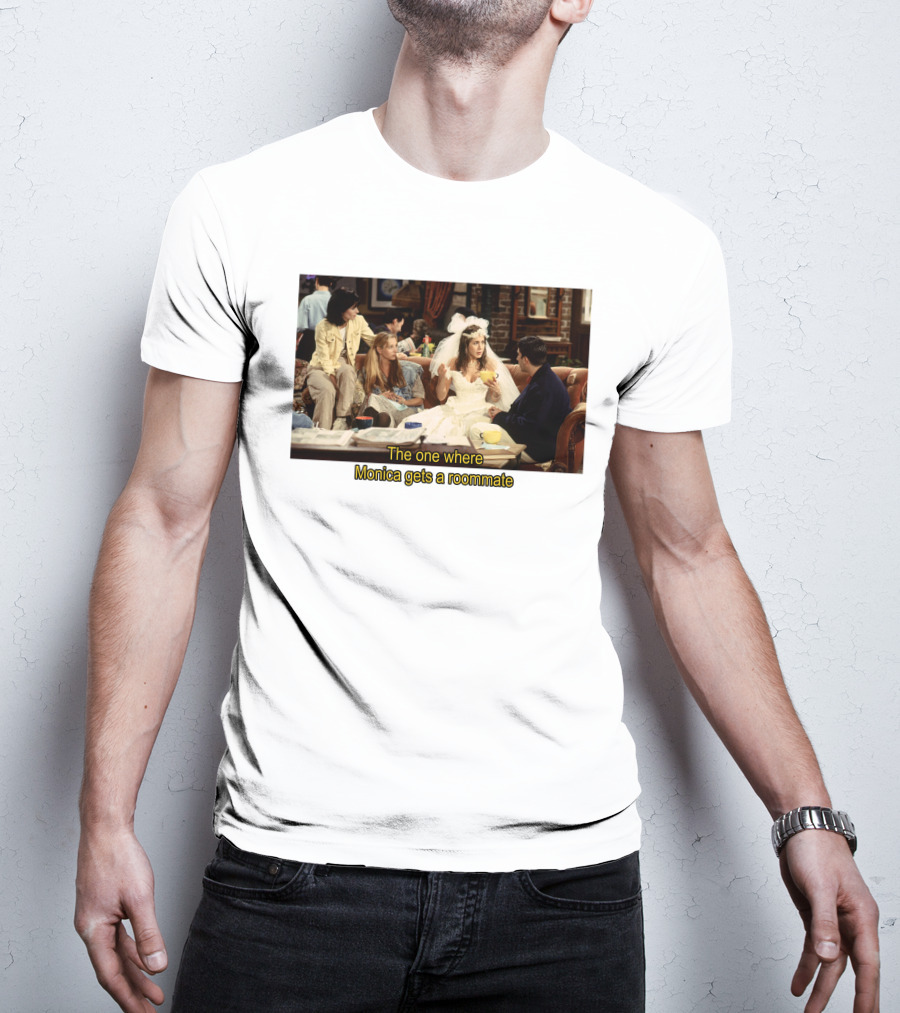 Friends The One Where Monica Gets A Roommate Wedding Dress Scene T-Shirt