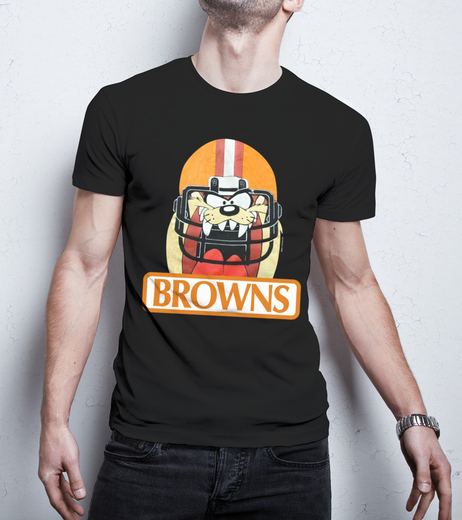 Browns Taz Football Helmet Jake Paul T-Shirt