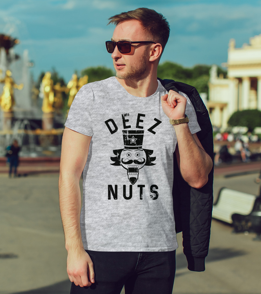 Deez Nuts Nutcracker Face Star Hat T-Shirt