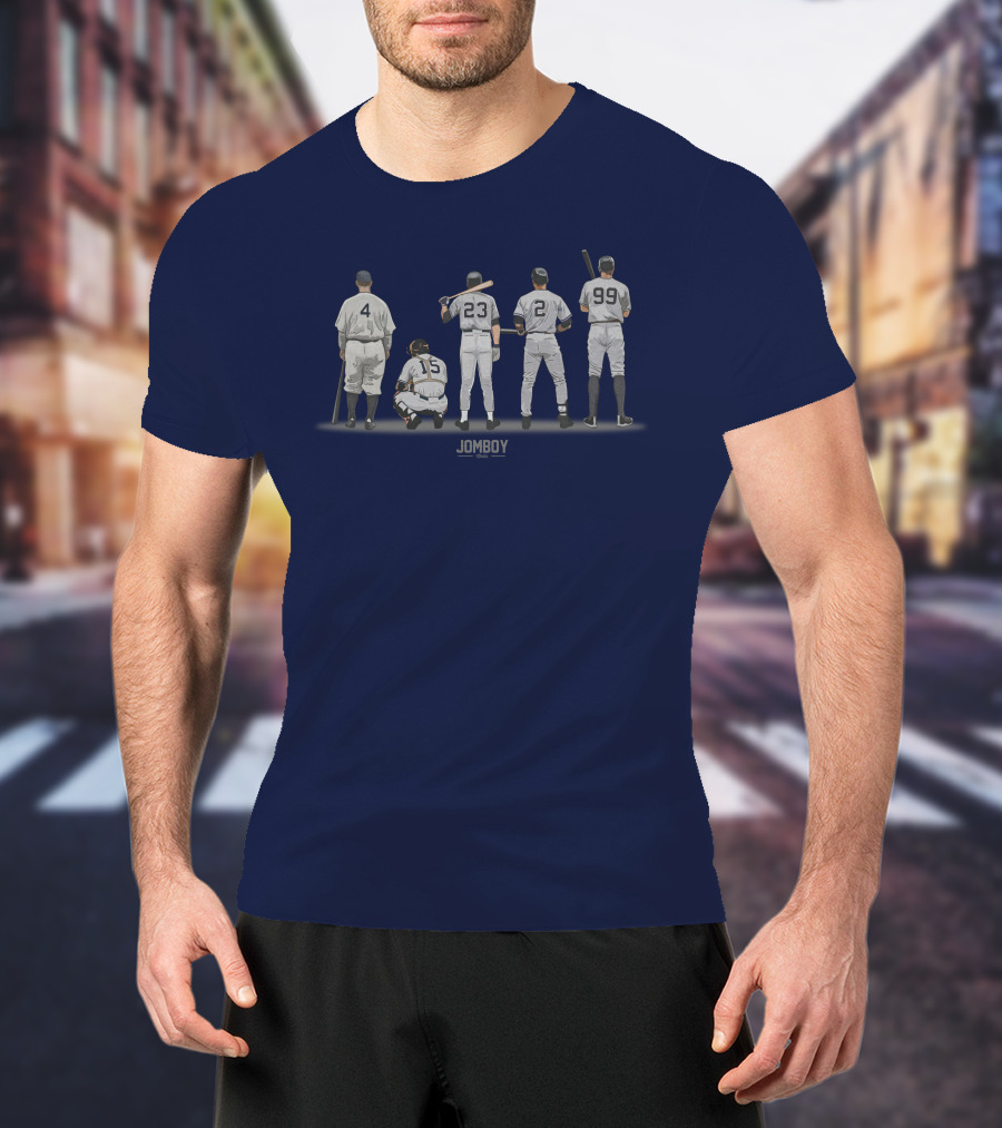 Jomboy Media The Captains Baseball Legends 4 15 23 2 99 T-Shirt