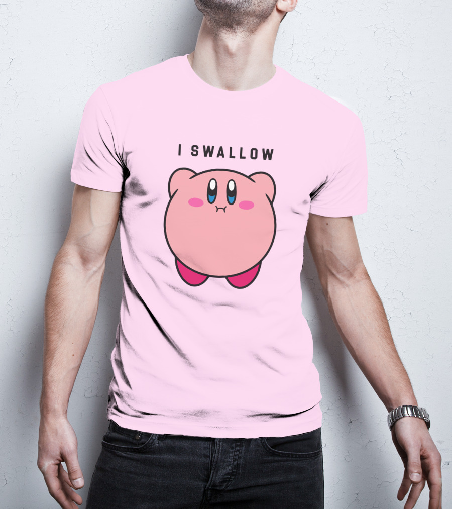 Kirby I Swallow Retro Gaming T-Shirt