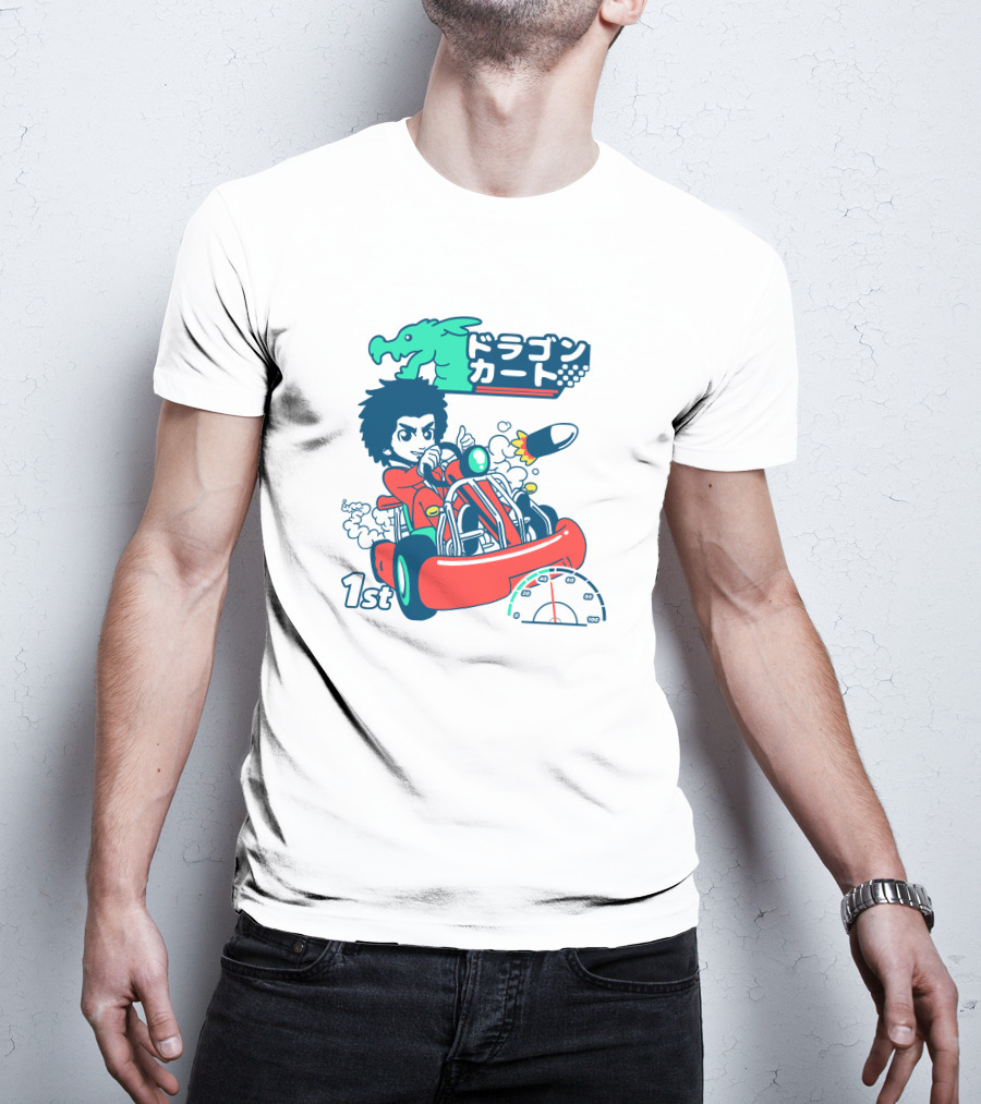 1st Place Racing With Rocket Power And Speedometer T-Shirt