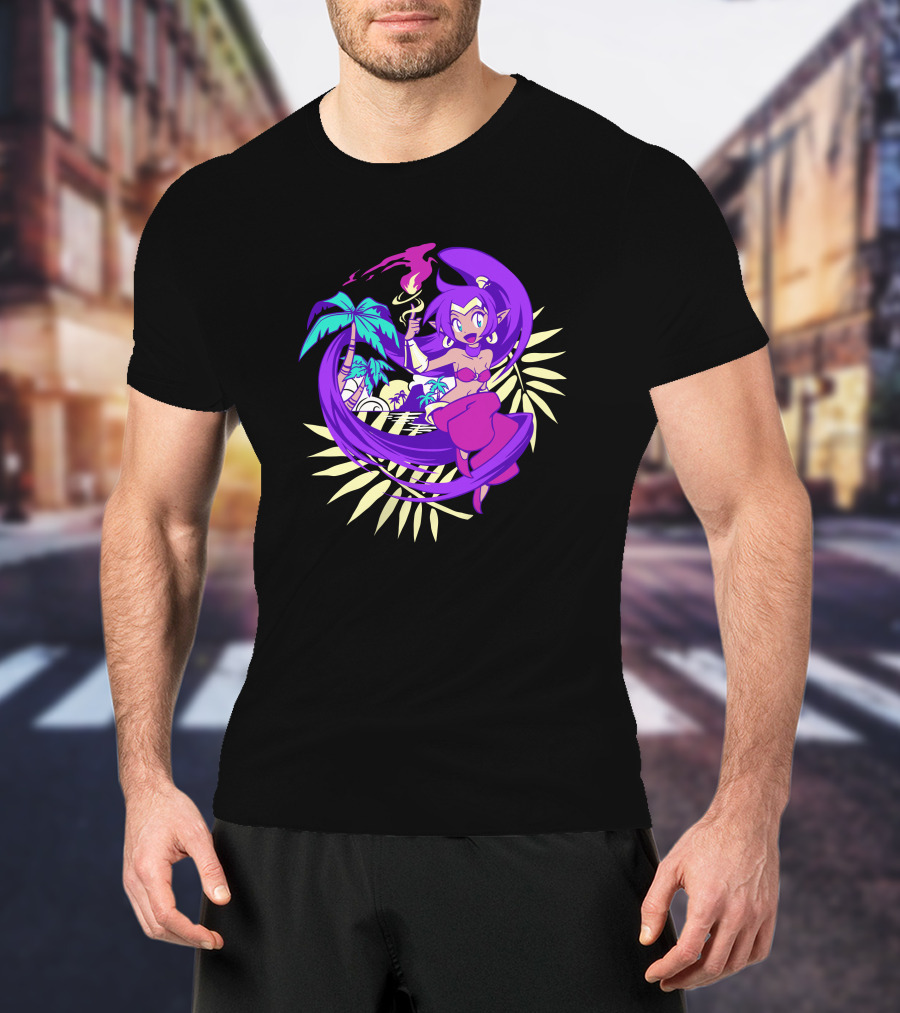 Shantae Tropical Trickster Palm Magic Fusion T-Shirt