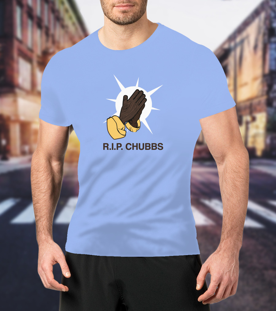 R.I.P. Chubbs Praying Hands T-Shirt