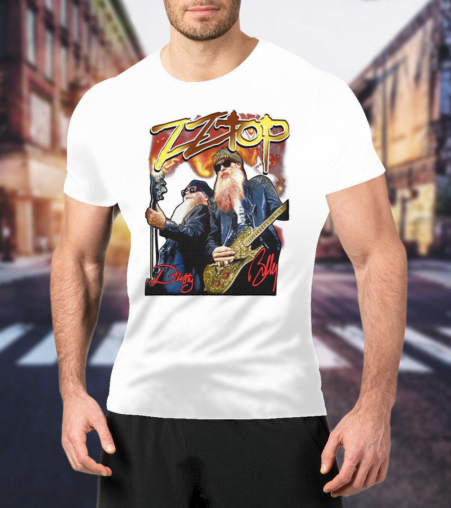 ZZ Top Live Since 1969 Vintage Dusty Billy T-Shirt