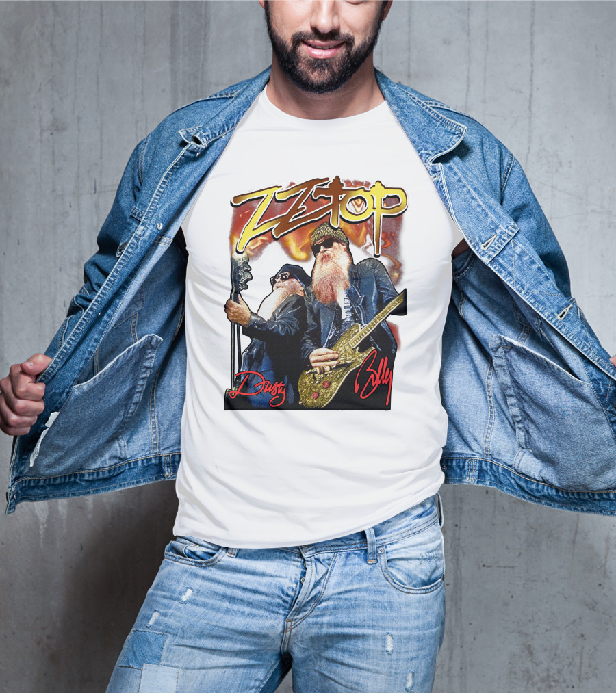 ZZ Top Live Since 1969 Vintage Dusty Billy T-Shirt