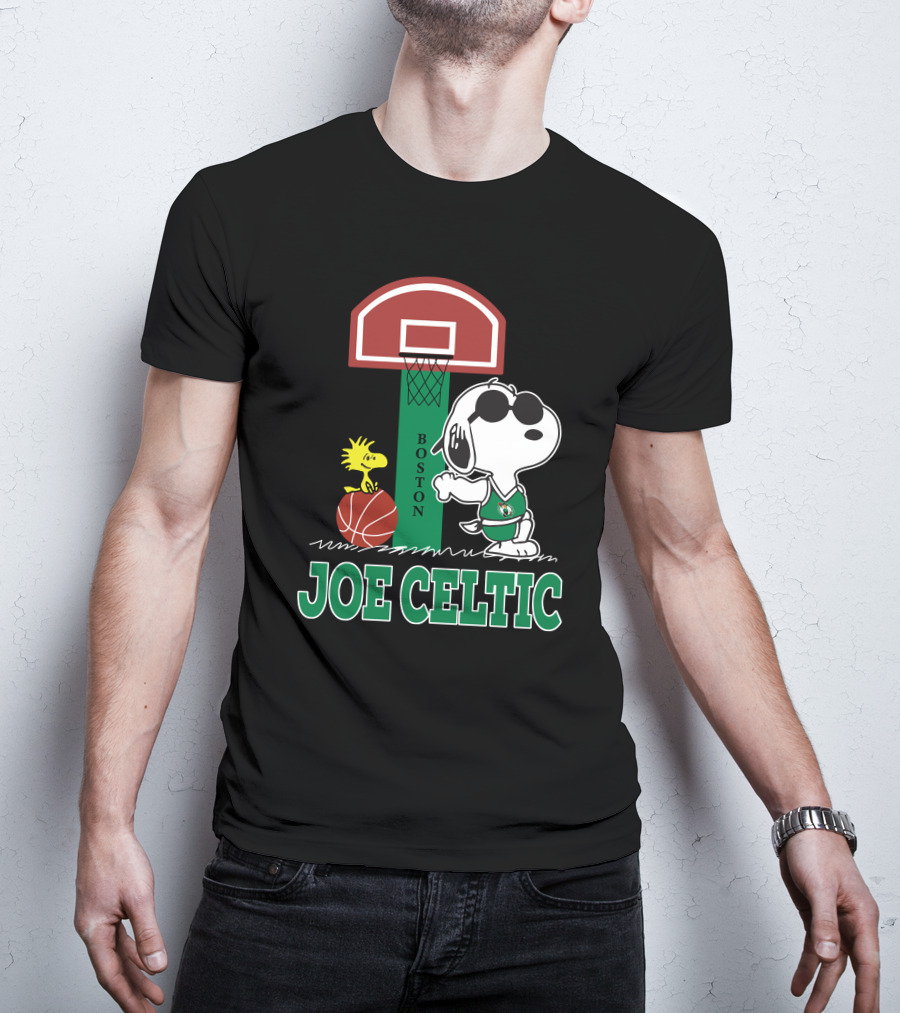 Snoopy Joe Celtic Boston Basketball Fan T-Shirt