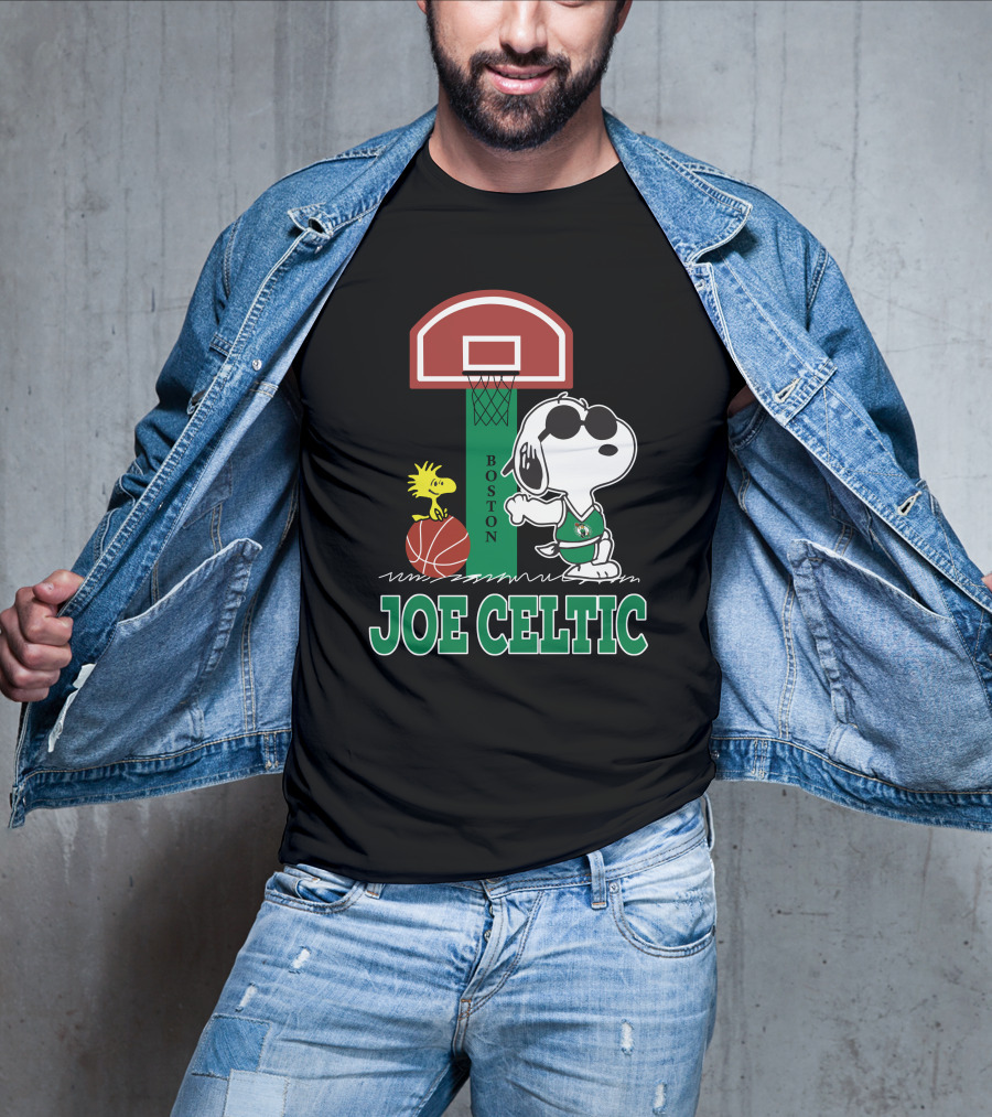 Snoopy Joe Celtic Boston Basketball Fan T-Shirt