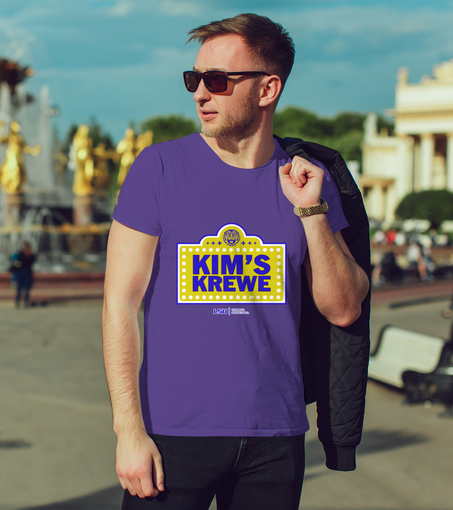 LSU Tigers Women's Basketball Kim's Krewe Featuring Iconic Tiger T-Shirt