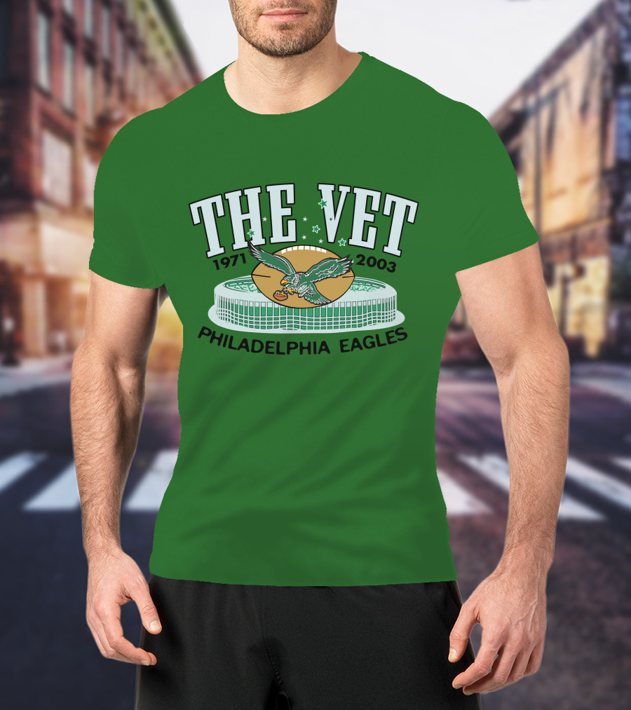 Philadelphia Eagles The Vet 1971-2003 Stadium T-Shirt