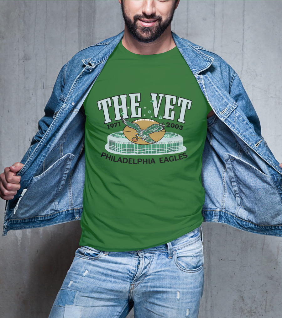 Philadelphia Eagles The Vet 1971-2003 Stadium T-Shirt