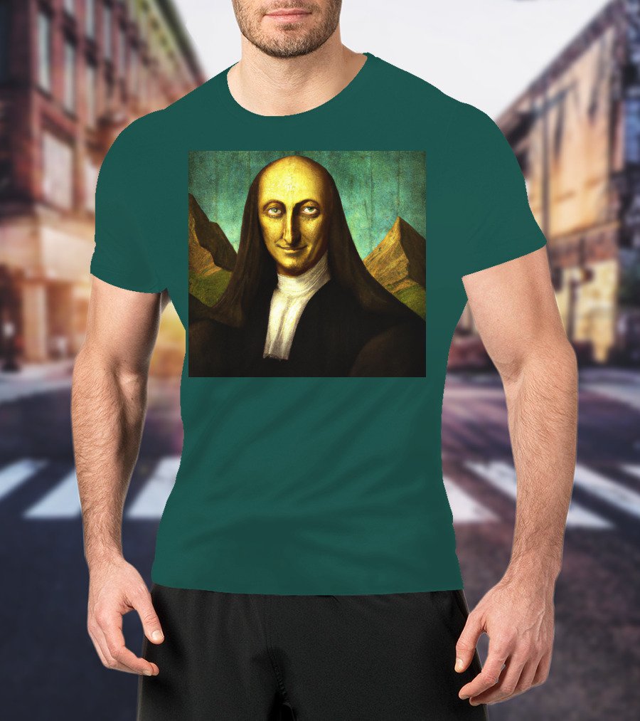 Sphinx Mona Lisa Hybrid Mysterious Smile T-Shirt
