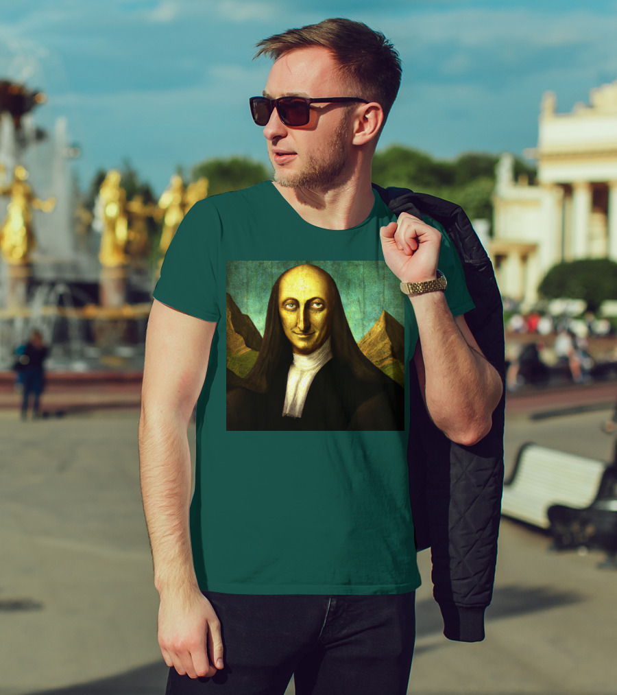 Sphinx Mona Lisa Hybrid Mysterious Smile T-Shirt