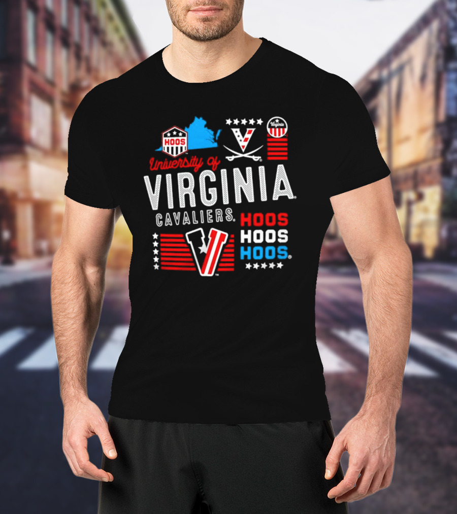 University Of Virginia Cavaliers Hoos Sports Team T-Shirt