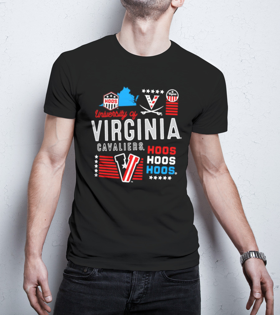 University Of Virginia Cavaliers Hoos Sports Team T-Shirt