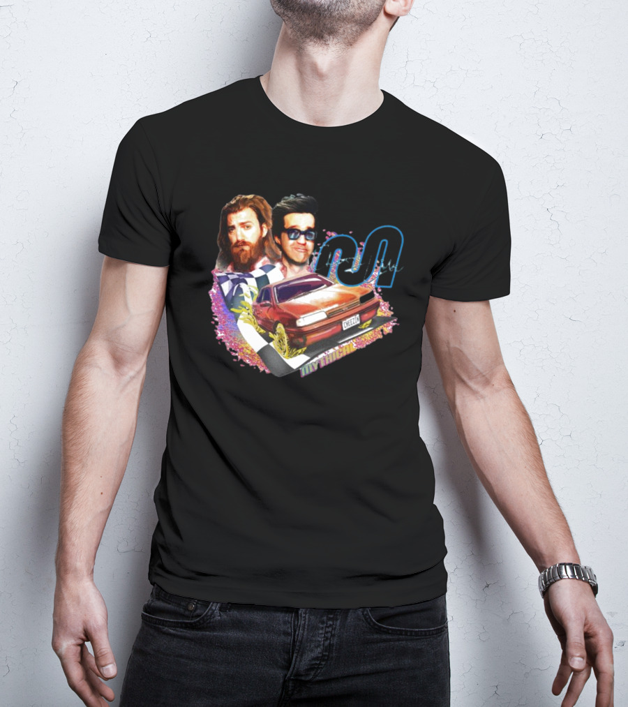 Rhett And Link Mythical Cheese Wheel Racing Cheetz Signature T-Shirt