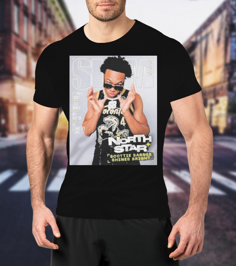 SLAM Cover North Star Toronto Raptors Scottie Barnes Shines Bright T-Shirt