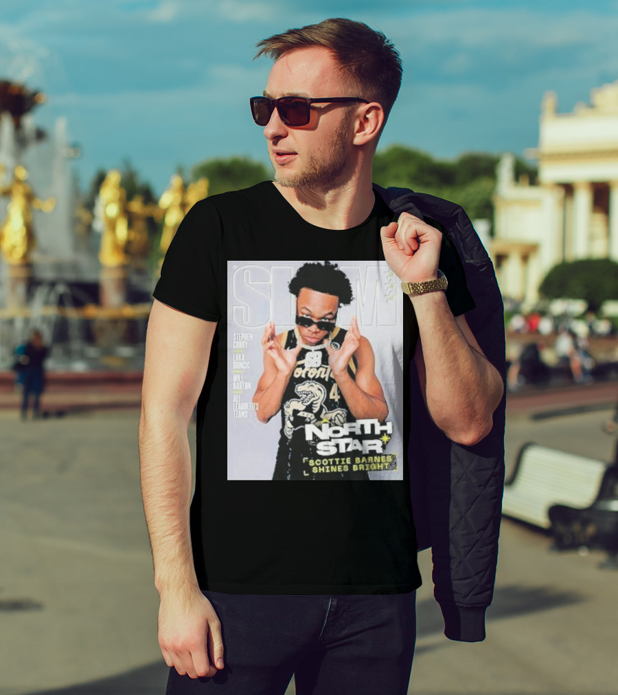 SLAM Cover North Star Toronto Raptors Scottie Barnes Shines Bright T-Shirt