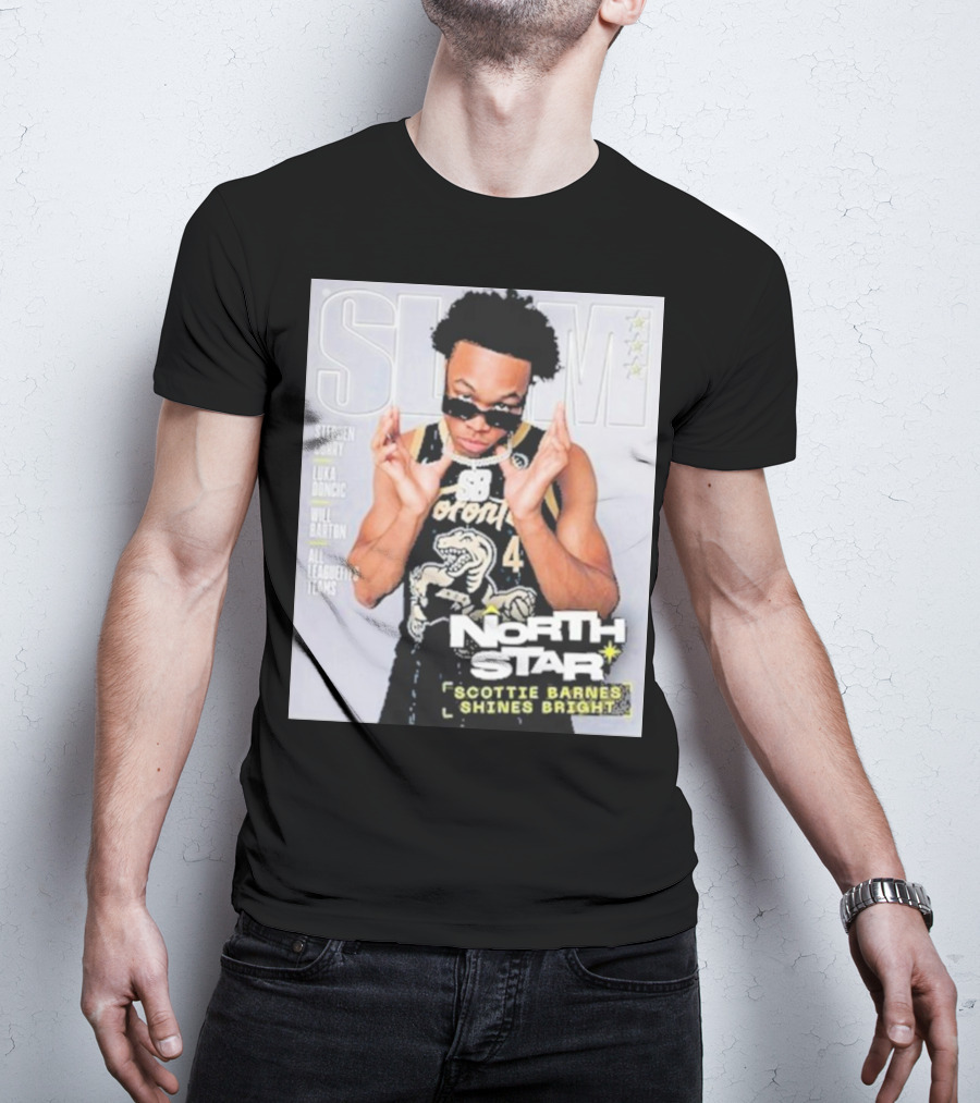 SLAM Cover North Star Toronto Raptors Scottie Barnes Shines Bright T-Shirt