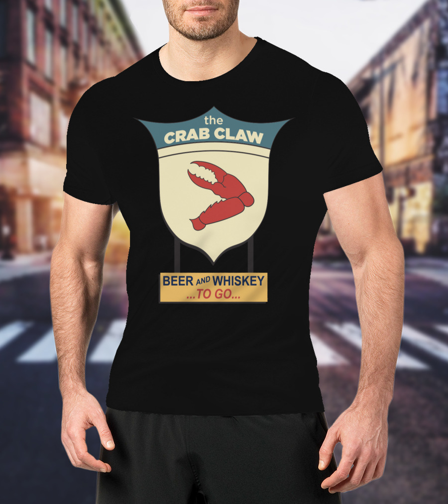The Crab Claw Beer And Whiskey To Go T-Shirt