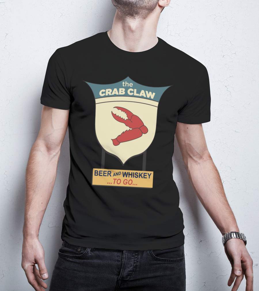 The Crab Claw Beer And Whiskey To Go T-Shirt