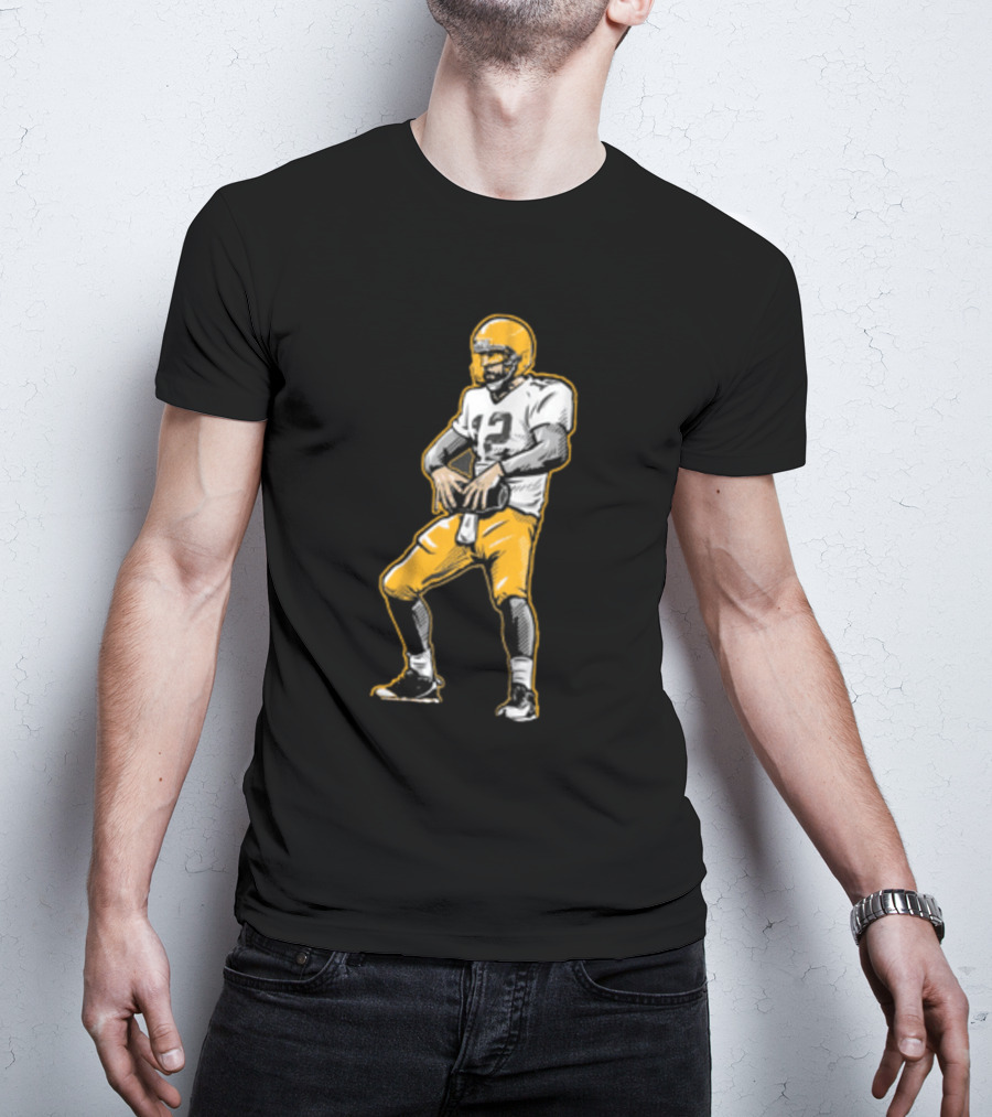 Aaron Rodgers Touchdown Celebration Football T-Shirt