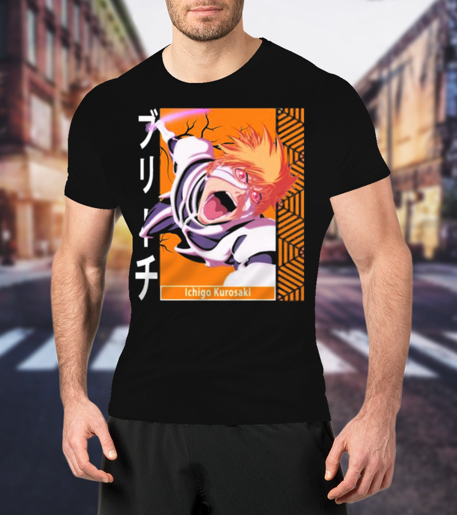 Bleach Ichigo Kurosaki Anime Manga Character T-Shirt