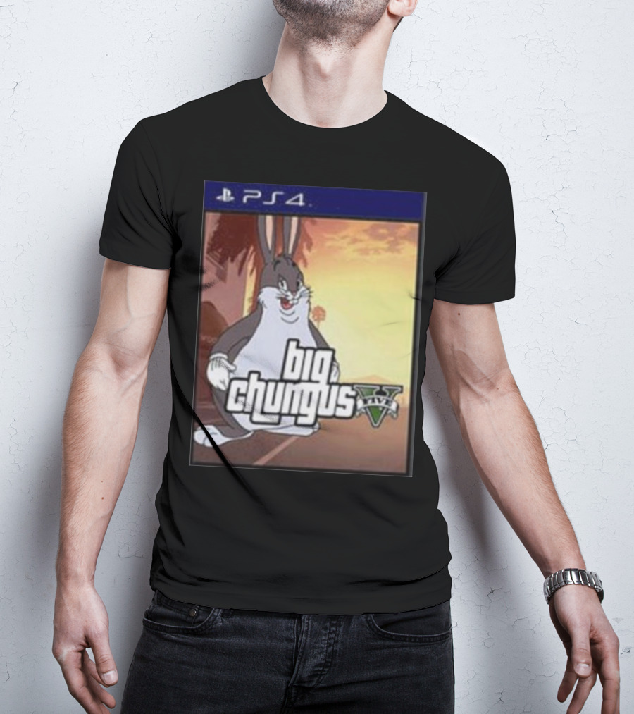 Big Chungus Grand Theft Auto V Sony PlayStation 4 Crossover T-Shirt