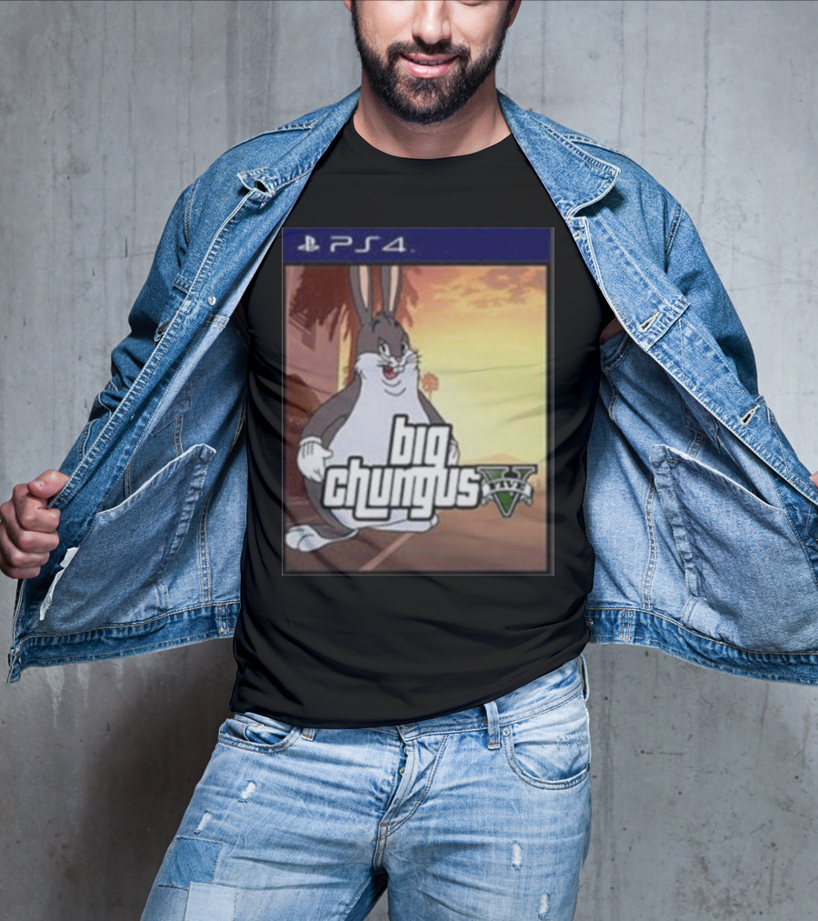 Big Chungus Grand Theft Auto V Sony PlayStation 4 Crossover T-Shirt