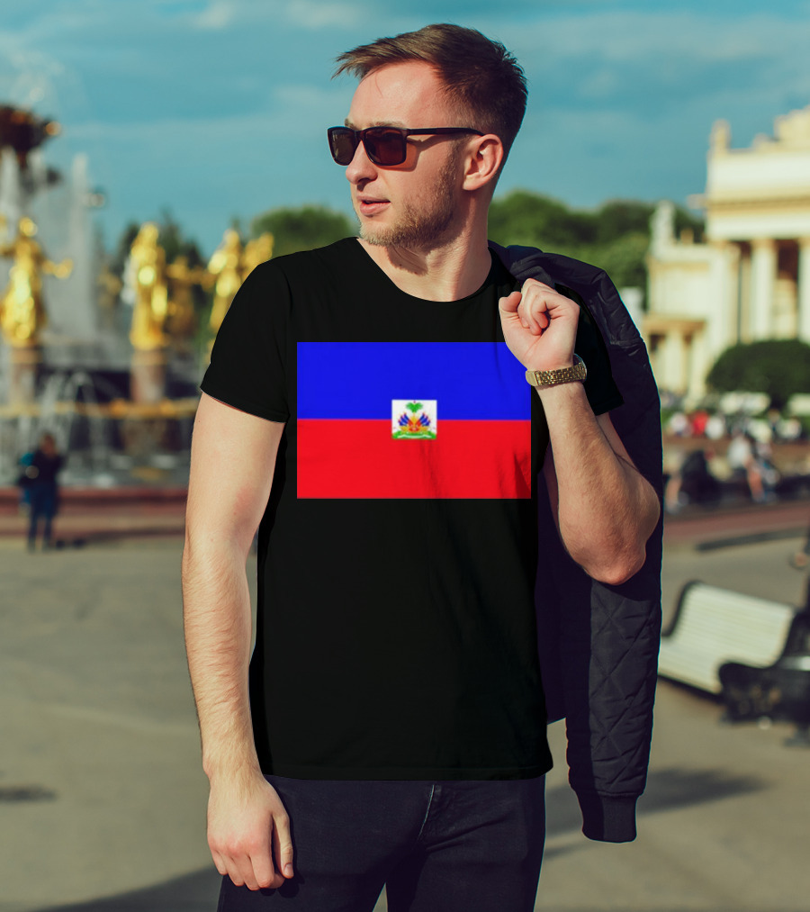 Haitian Flag Day Celebration With National Colors T-Shirt
