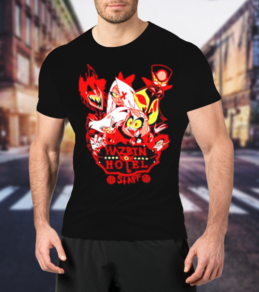 Hazbin Hotel Staff Characters Compilation T-Shirt