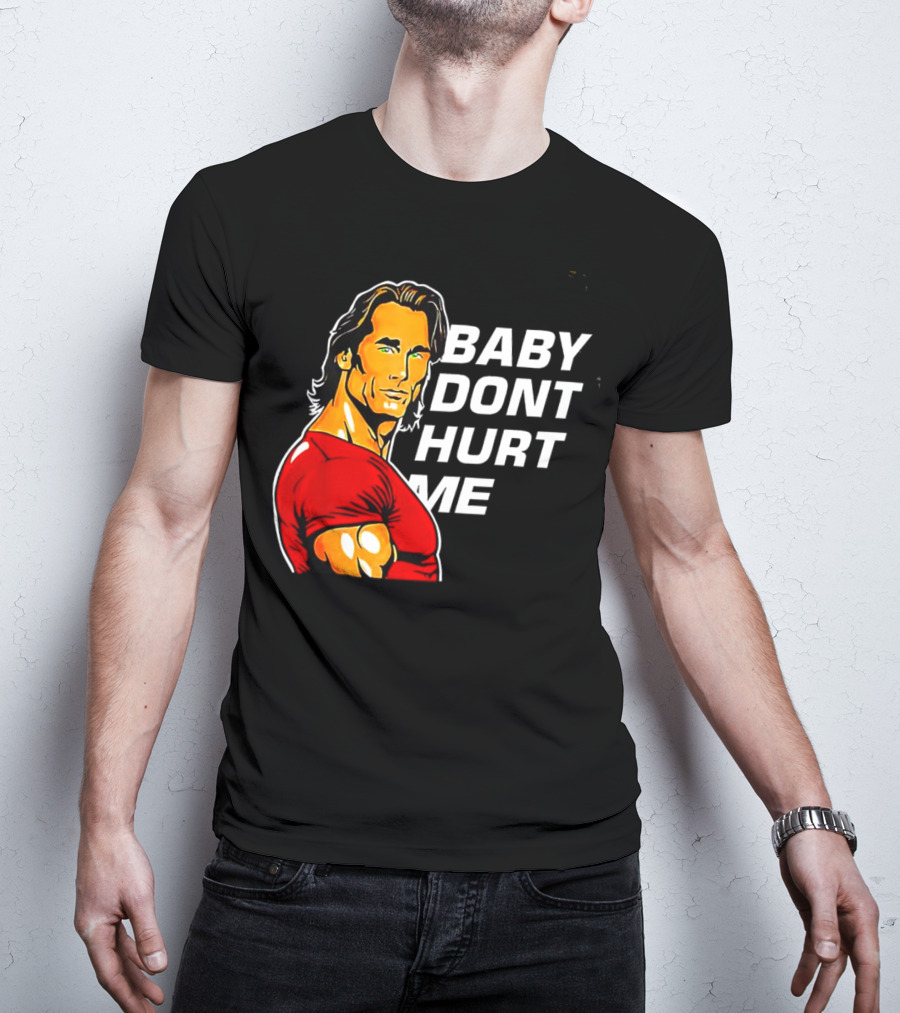 Mike O Hearn Baby Don't Hurt Me Cartoon Red Shirt Comic T-Shirt