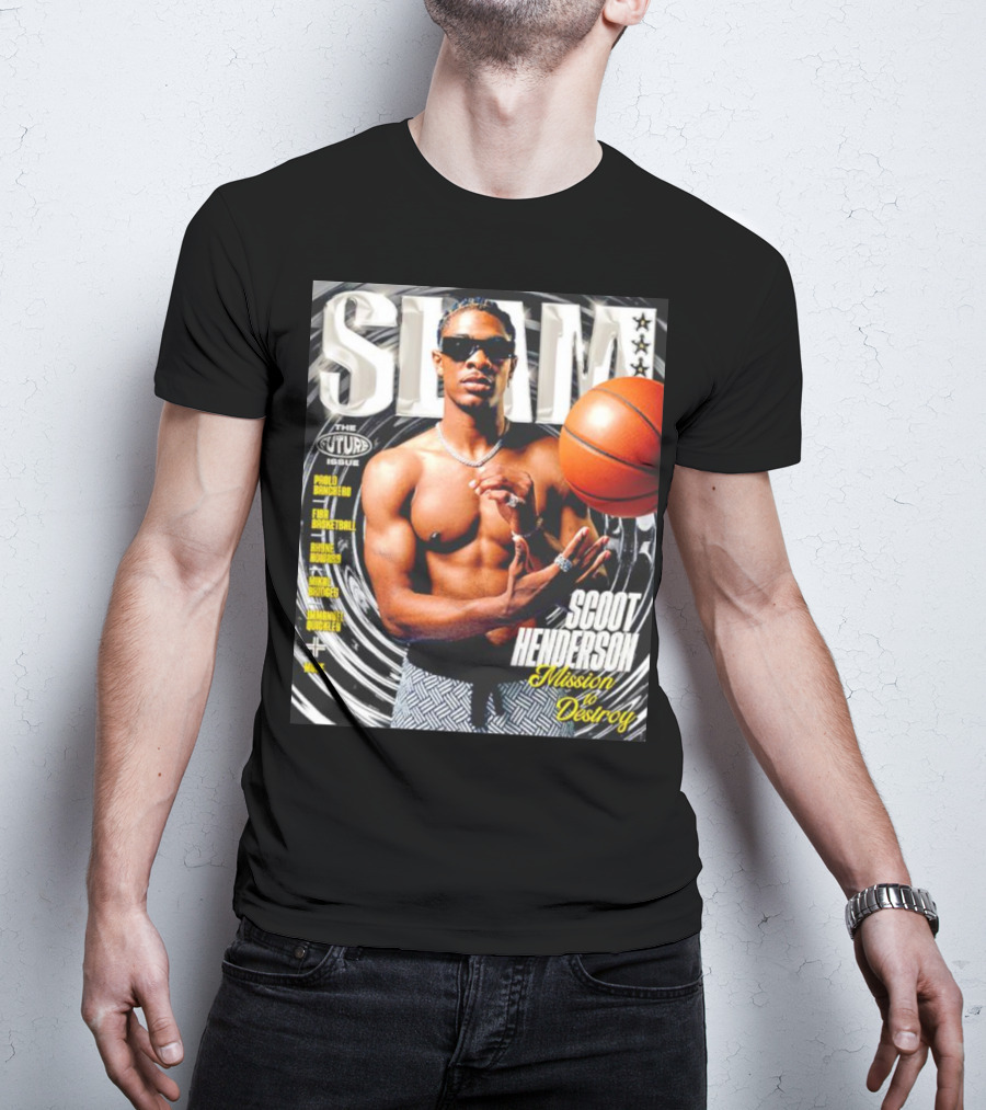 Slam Magazine The Future Issue Scoot Henderson Mission To Destroy Basketball T-Shirt