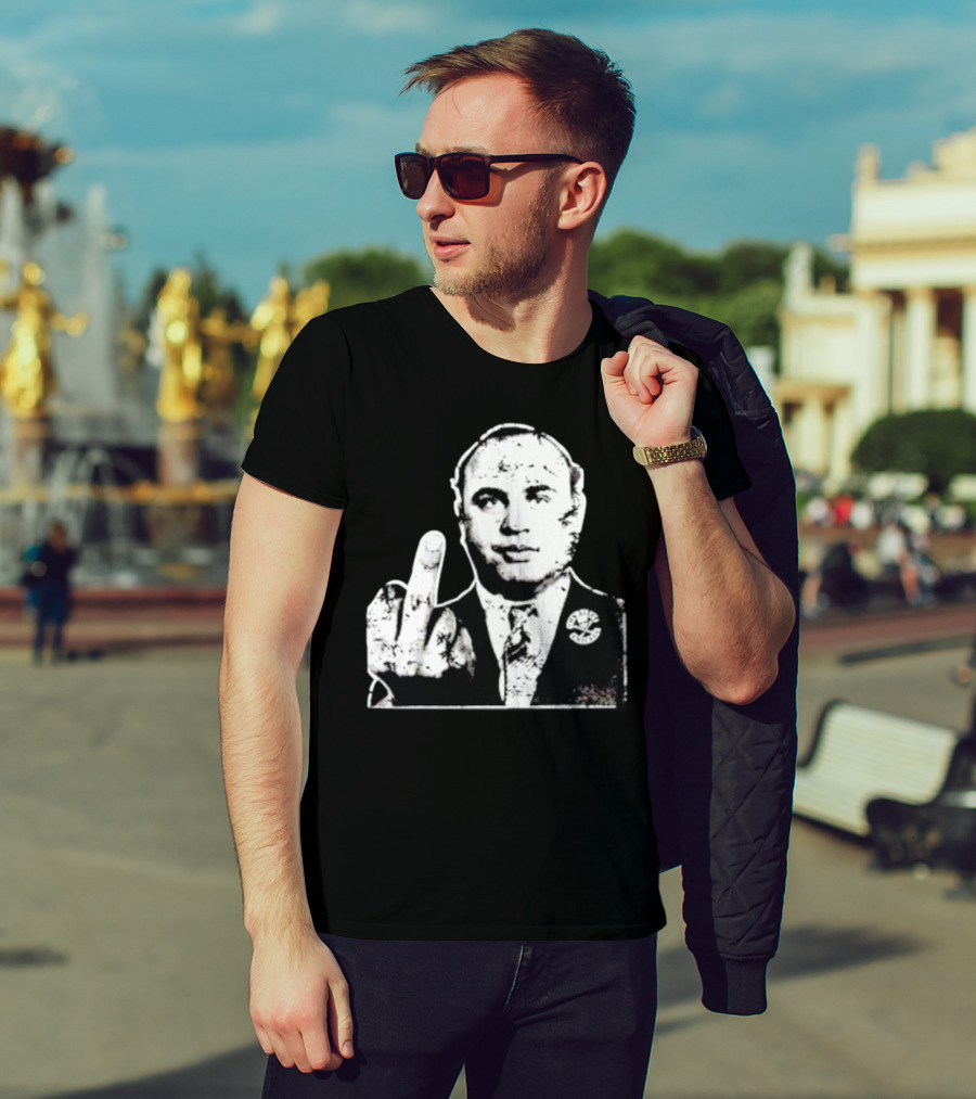 Al Capone Middle Finger Chicago Gangster The Alley T-Shirt
