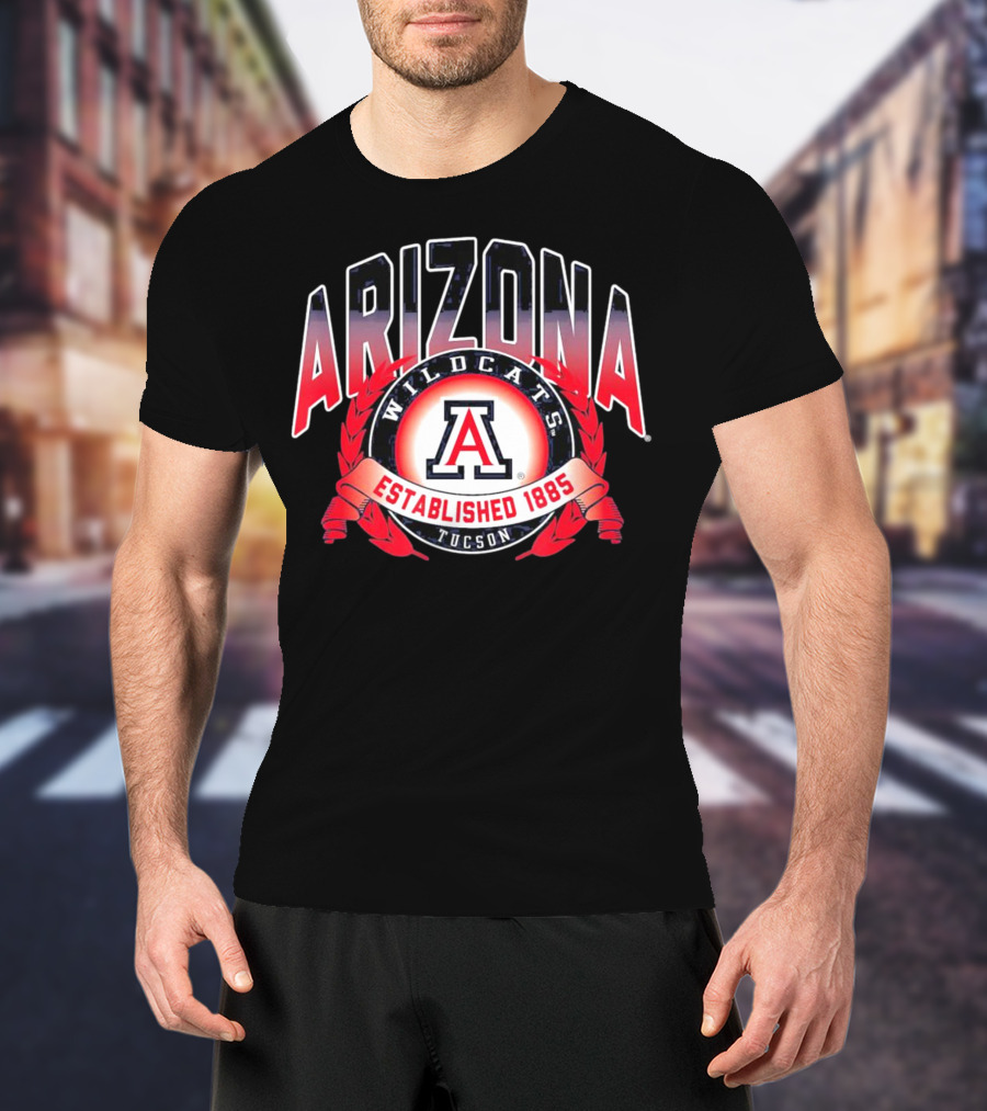 Arizona Wildcats Tucson A Logo Established 1885 T-Shirt