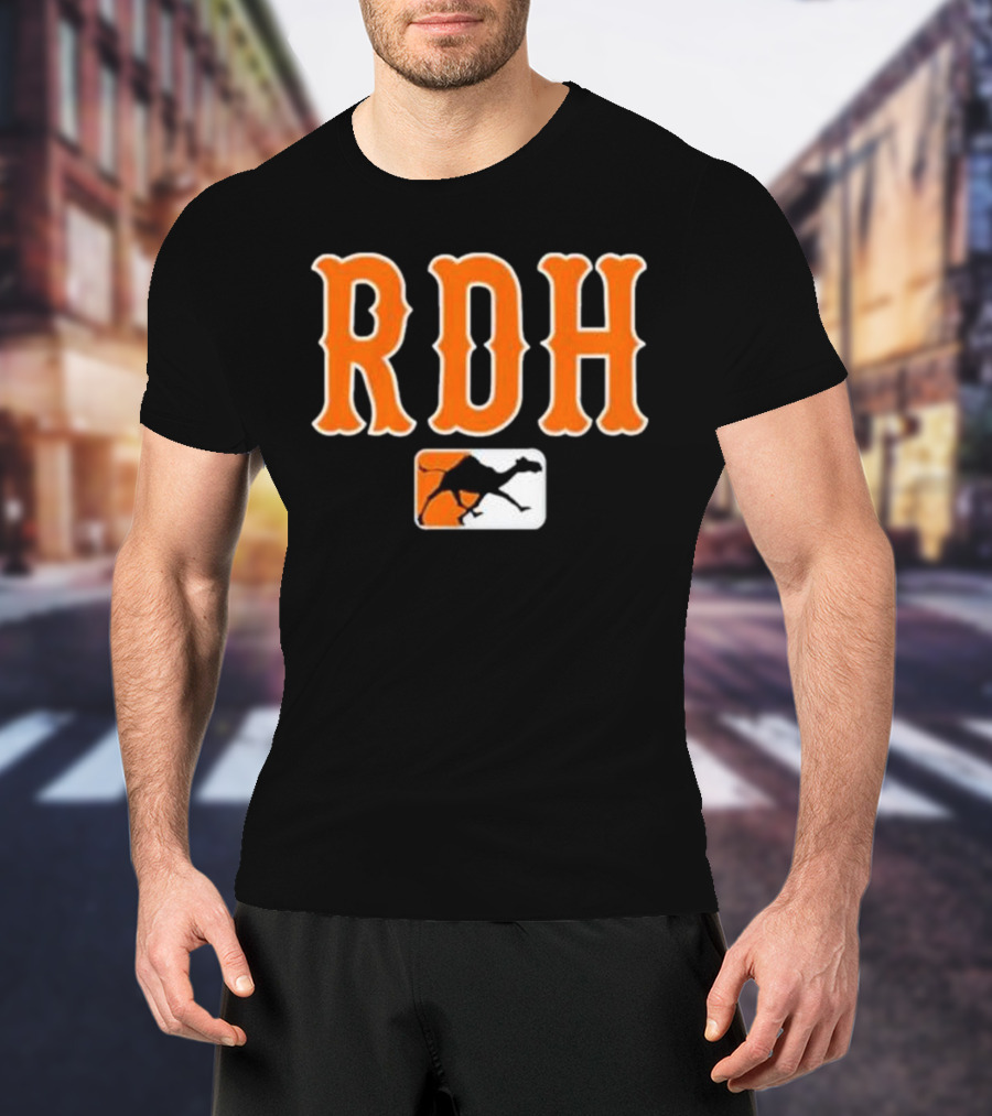 Campbell Baseball RDH Camel T-Shirt