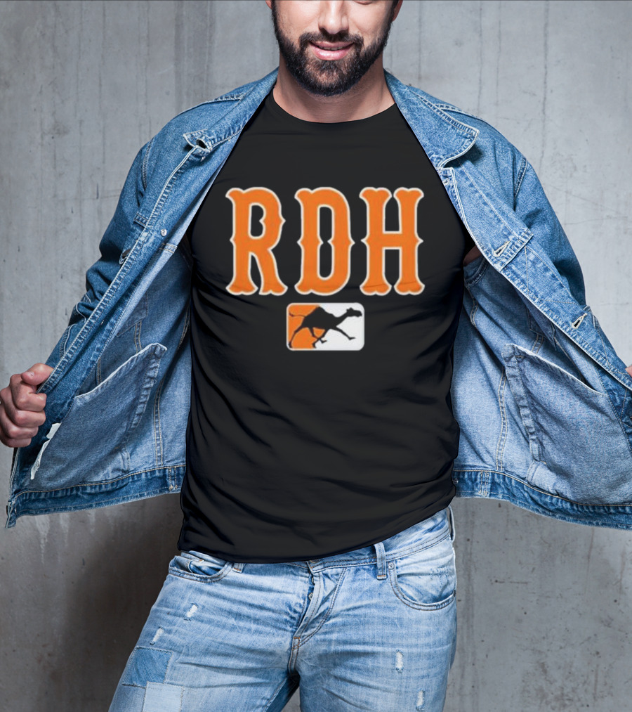 Campbell Baseball RDH Camel T-Shirt