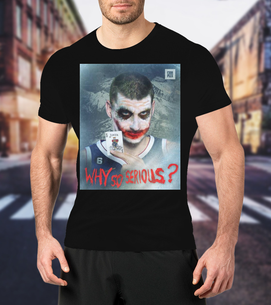 Complex Sports Why So Serious Nikola Jokic Joker Card T-Shirt