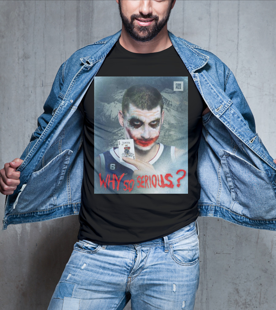 Complex Sports Why So Serious Nikola Jokic Joker Card T-Shirt