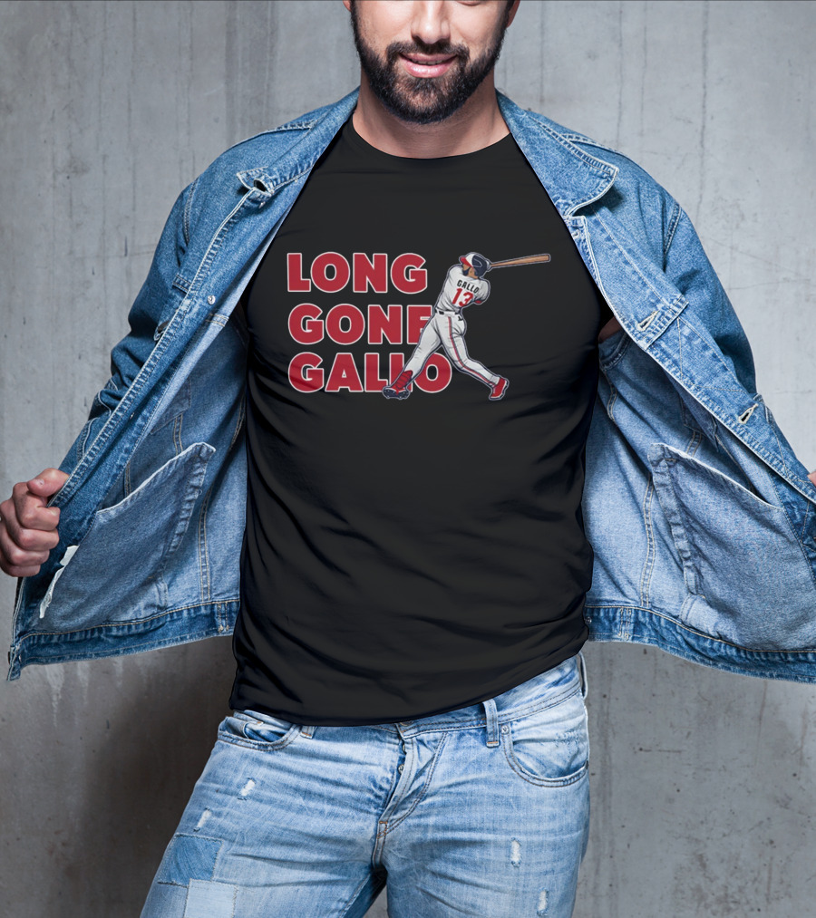 Long Gone Gallo Minnesota Baseball Player Number 13 T-Shirt