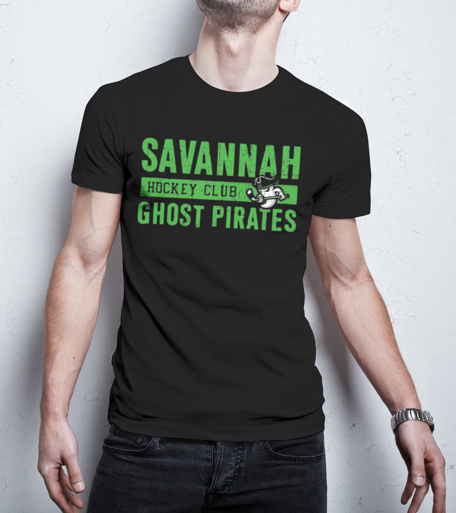 Savannah Ghost Pirates Hockey Club Ghostly Pirate T-Shirt