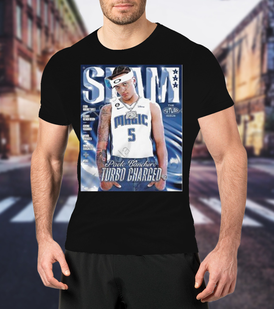 Slam Paolo Banchero Magic Turbo Charged The Future Issue T-Shirt