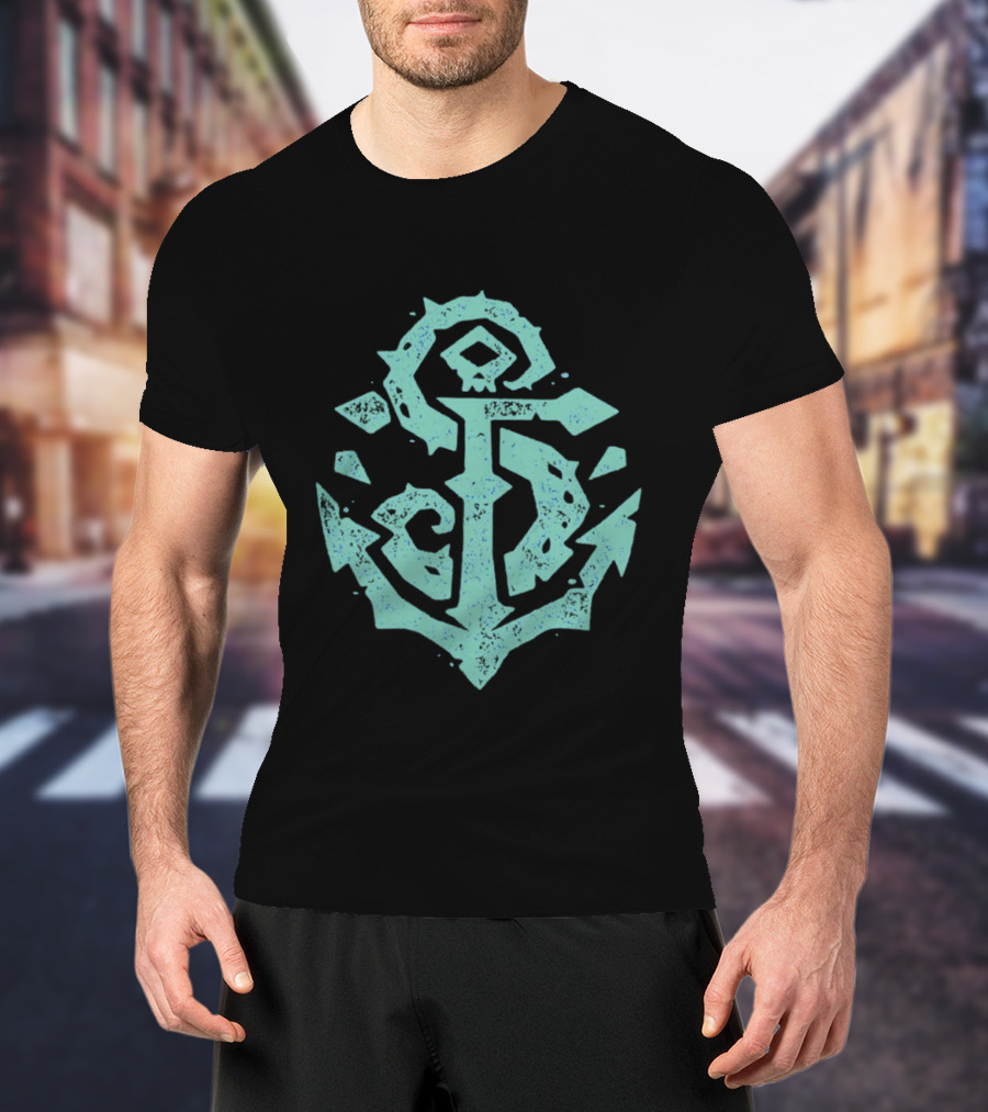 Sea Of Thieves Seafarer Anchor Fangamer Merch T-Shirt