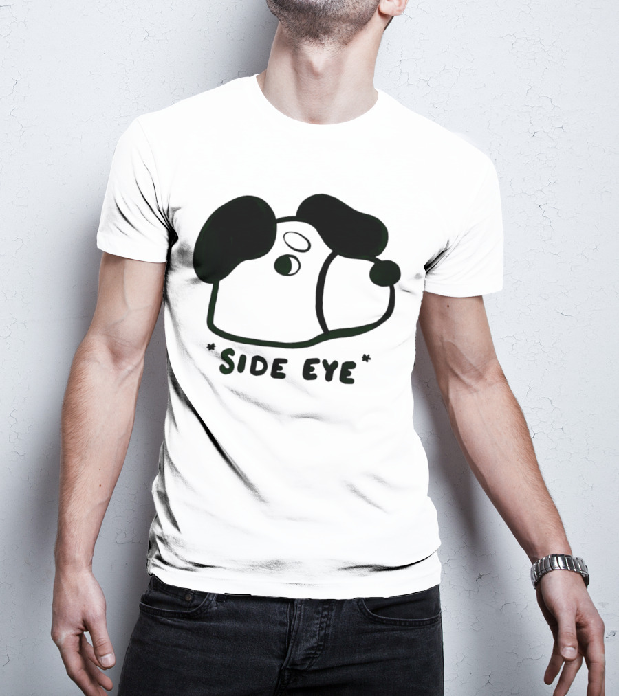 Chocolett Dog With Side Eye Expression T-Shirt