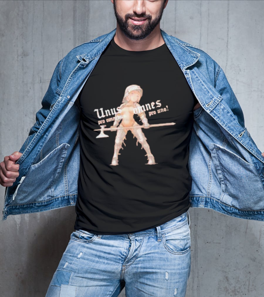 Unus Pro Omnibus Omnes Pro Uno Warrior Girl Armor T-Shirt