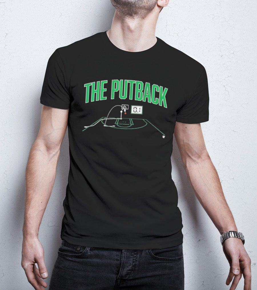 Boston Celtics The Putback Basketball 0.1 Seconds T-Shirt