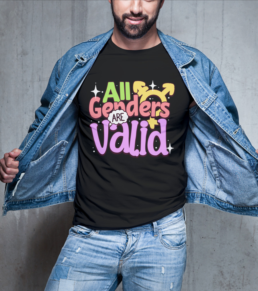 All Genders Are Valid Symbolic Gender Equality T-Shirt