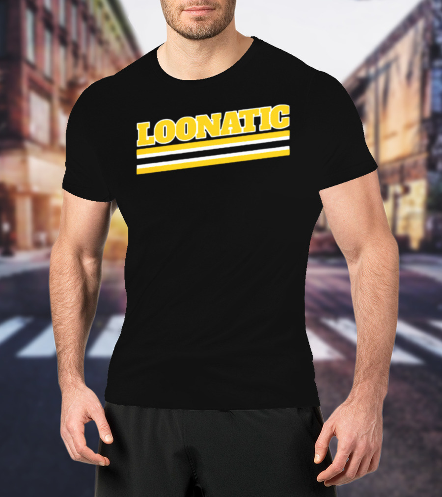 LOONATIC Bold Yellow Stripes T-Shirt
