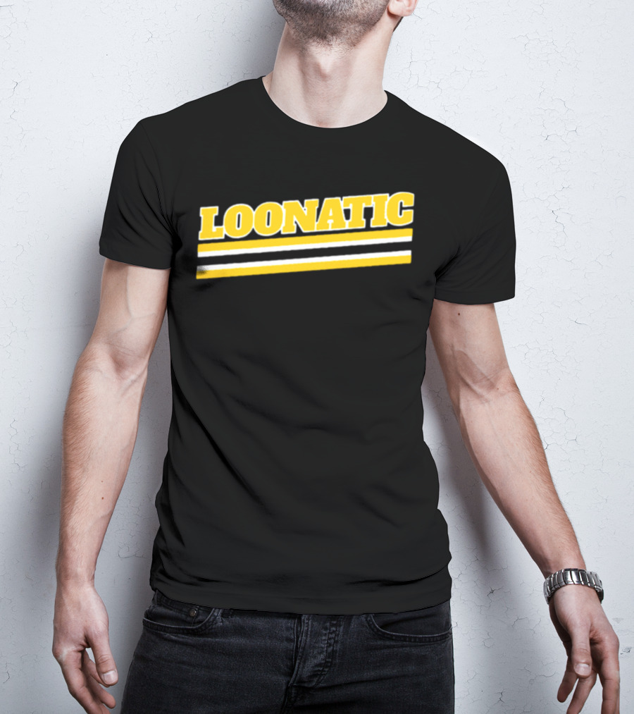 LOONATIC Bold Yellow Stripes T-Shirt